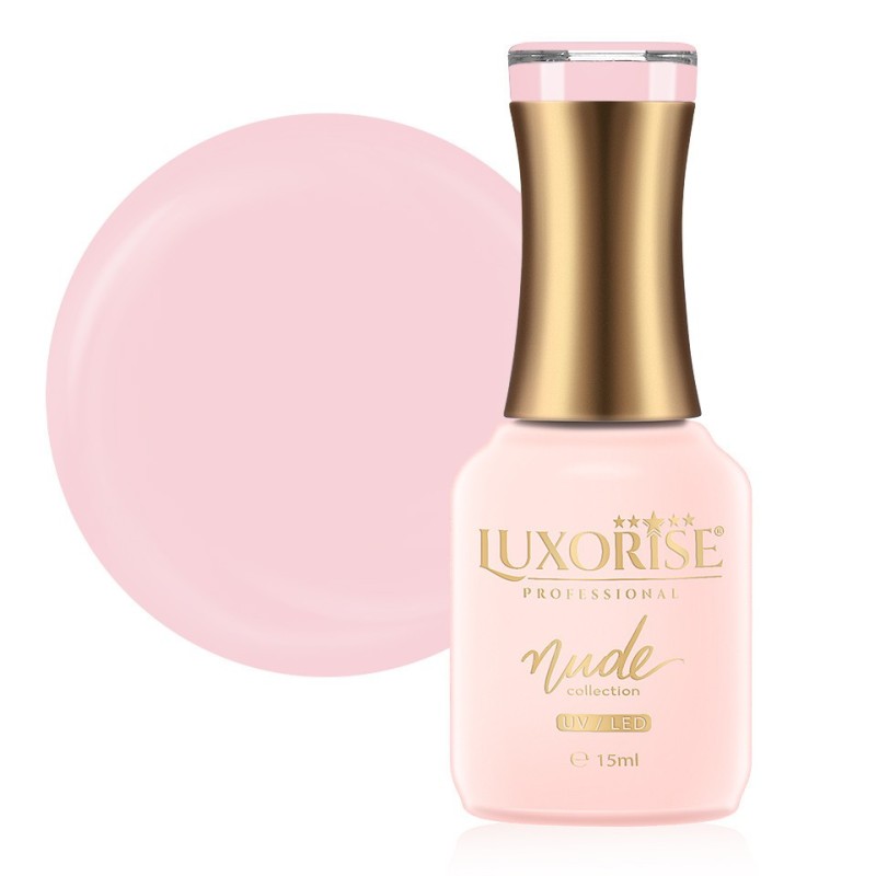 Set 2 x Oja Semipermanenta Nude Collection Luxorise, Romantic Stiletto 15 ml