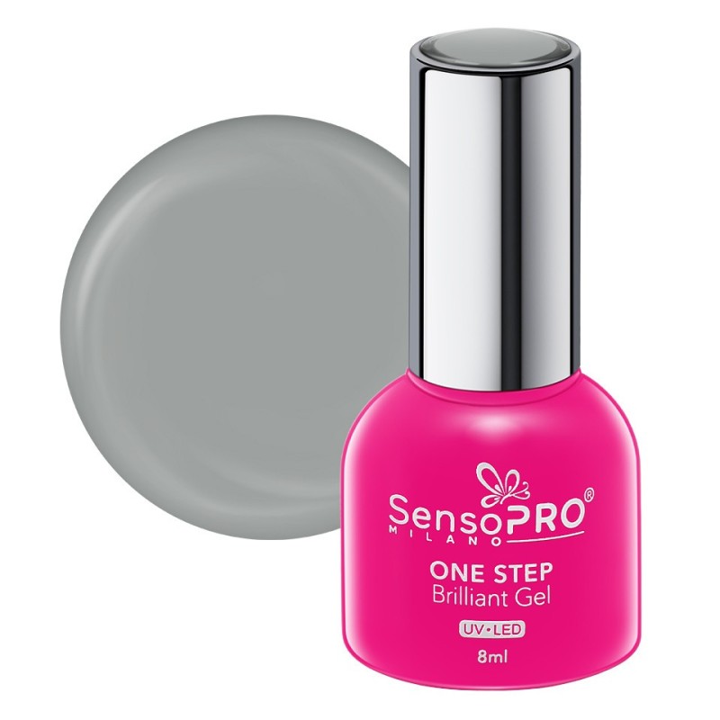 Set 2 x Oja Semipermanenta One Step Brilliant Gel SensoPRO Milano 8 ml, First Mirage 18