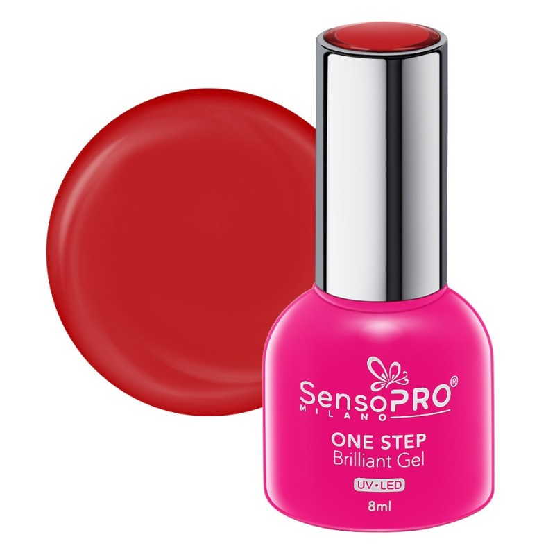 Set 2 x Oja Semipermanenta One Step Brilliant Gel SensoPRO Milano 8 ml, Infinite Love 17