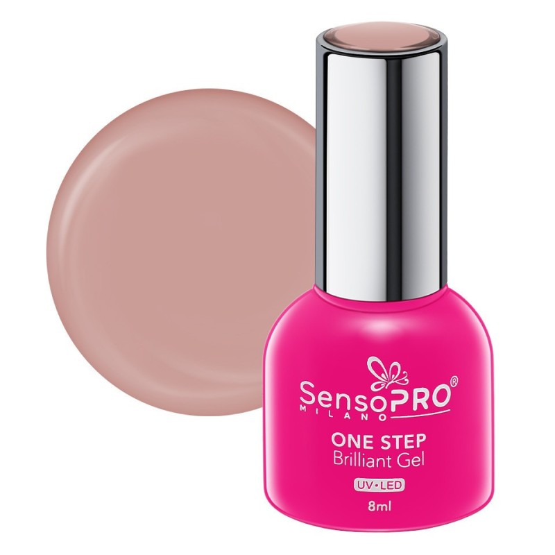 Set 2 x Oja Semipermanenta One Step Brilliant Gel SensoPRO Milano 8 ml, Private Scent 34