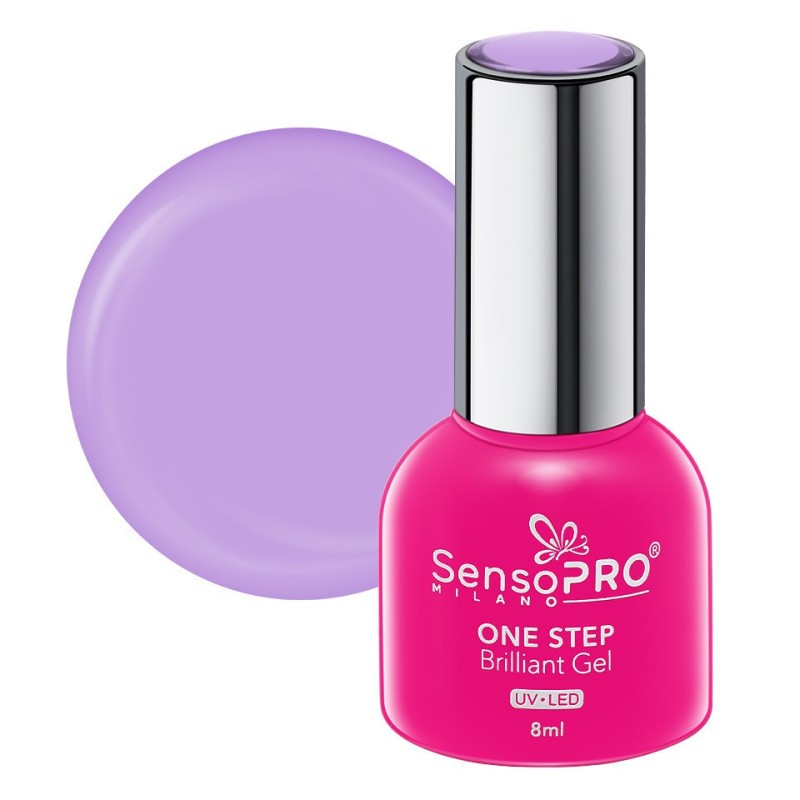 Set 2 x Oja Semipermanenta One Step Brilliant Gel SensoPRO Milano 8 ml, Rare Beauty 64