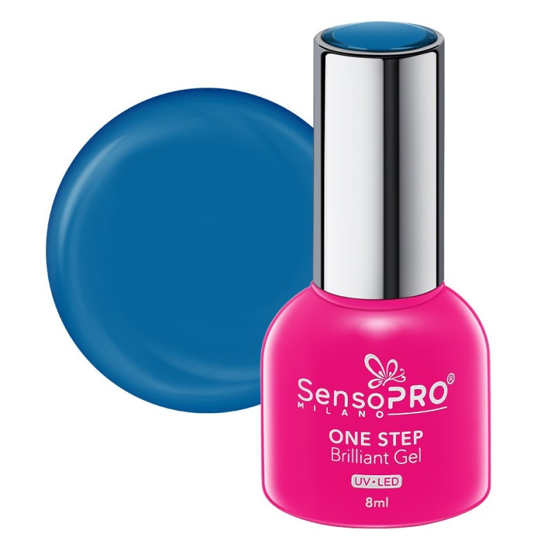 Set 2 x Oja Semipermanenta One Step Brilliant Gel SensoPRO Milano 8 ml, Royal Holiday 42