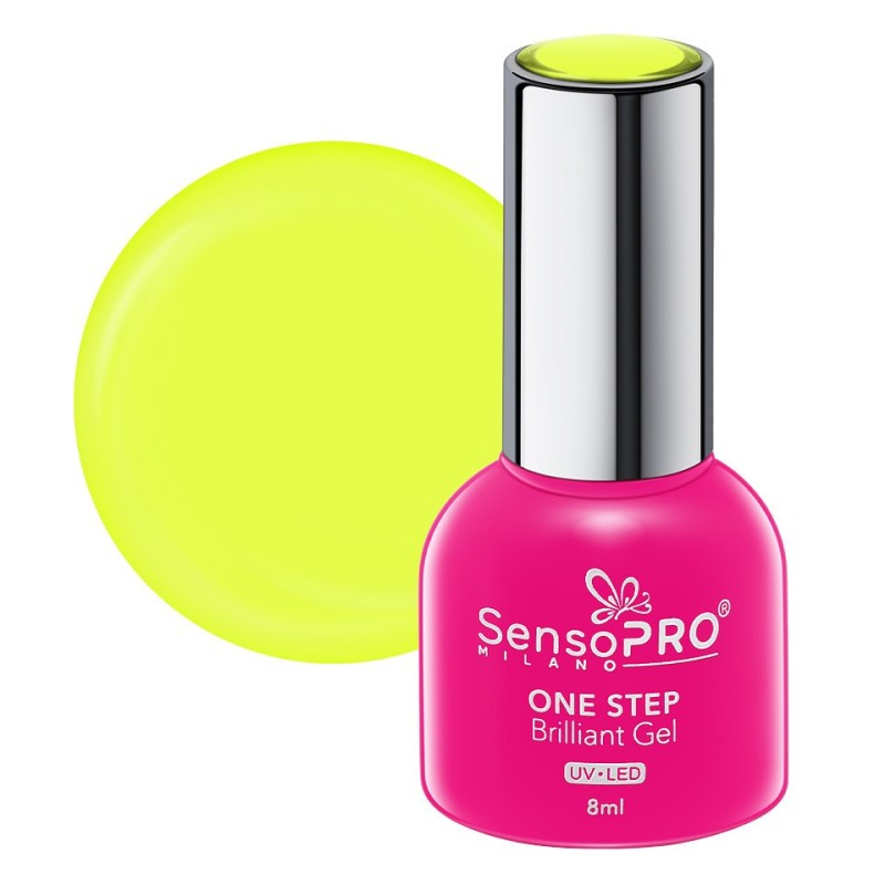 Set 2 x Oja Semipermanenta One Step Brilliant Gel SensoPRO Milano 8 ml, Wild Elixir 47