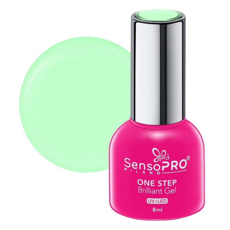 Set 2 x Oja Semipermanenta One Step Brilliant Gel SensoPRO Milano 8 ml, Wild & Free 52