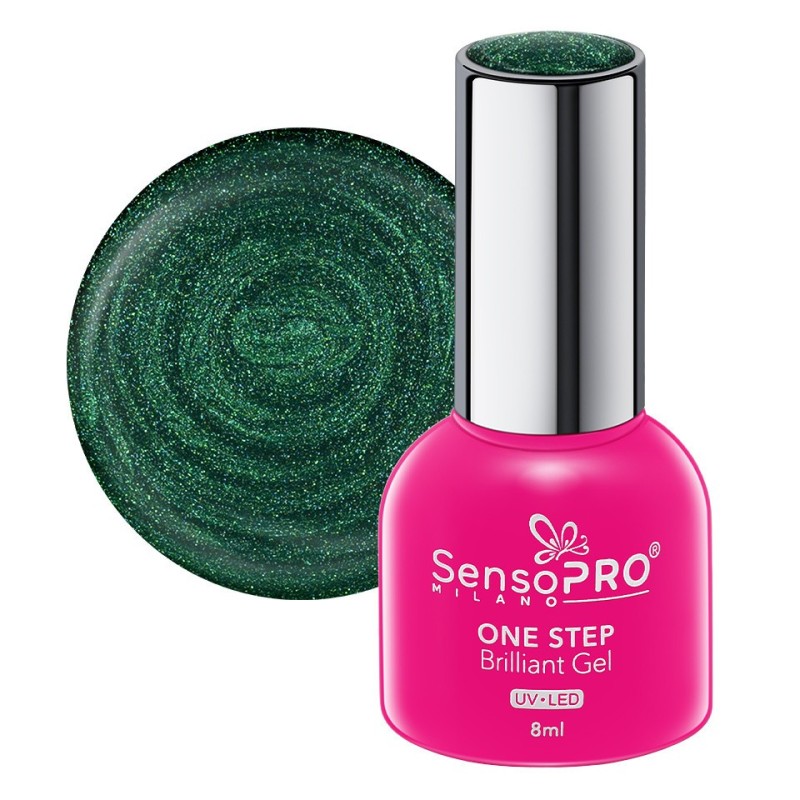 Set 2 x Oja Semipermanenta One Step Brilliant Gel SensoPRO Milano 8 ml, Wild Pinetree 94