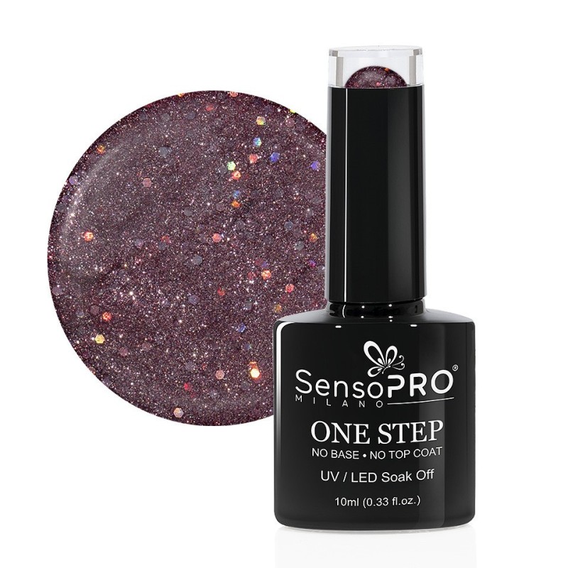 Set 2 x Oja Semipermanenta One Step, SensoPRO Milano, 10 ml, Confetti Princess 112