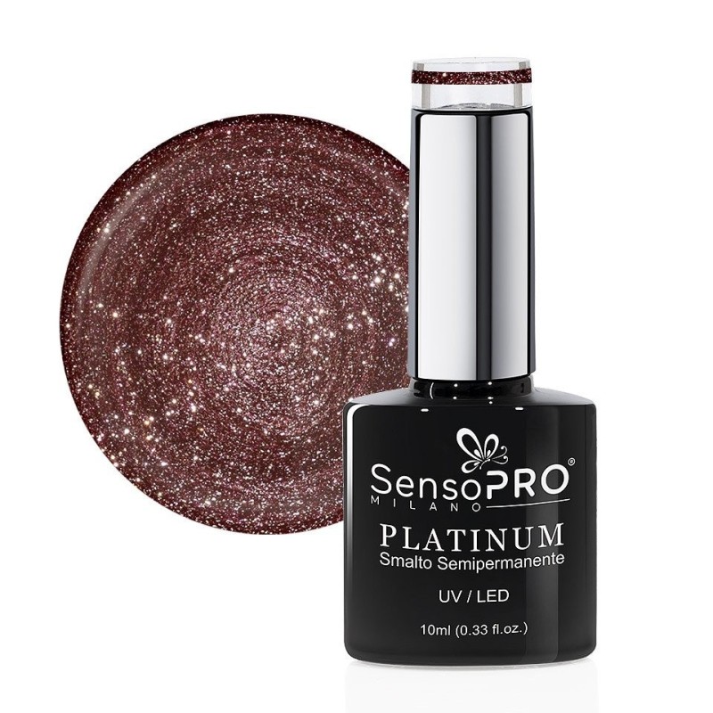 Set 2 x Oja Semipermanenta Platinum SensoPRO Milano, 10 ml, Retro Crush 10
