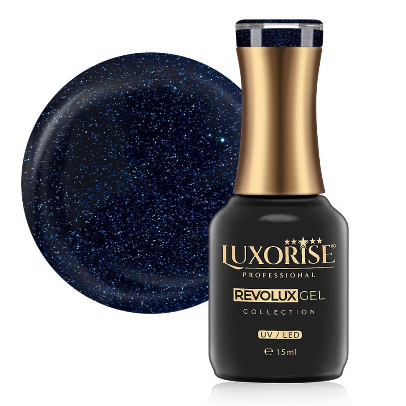 Set 2 x Oja Semipermanenta Revolux Luxorise, Cosmic Rain 15 ml