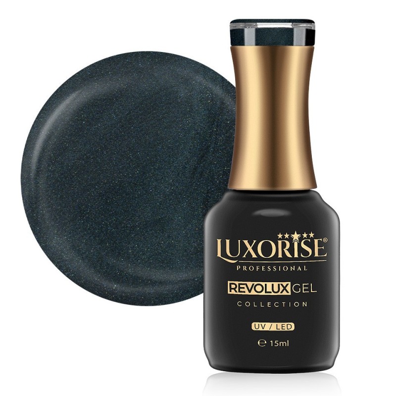 Set 2 x Oja Semipermanenta Revolux Luxorise, Moss Shimmer 15 ml