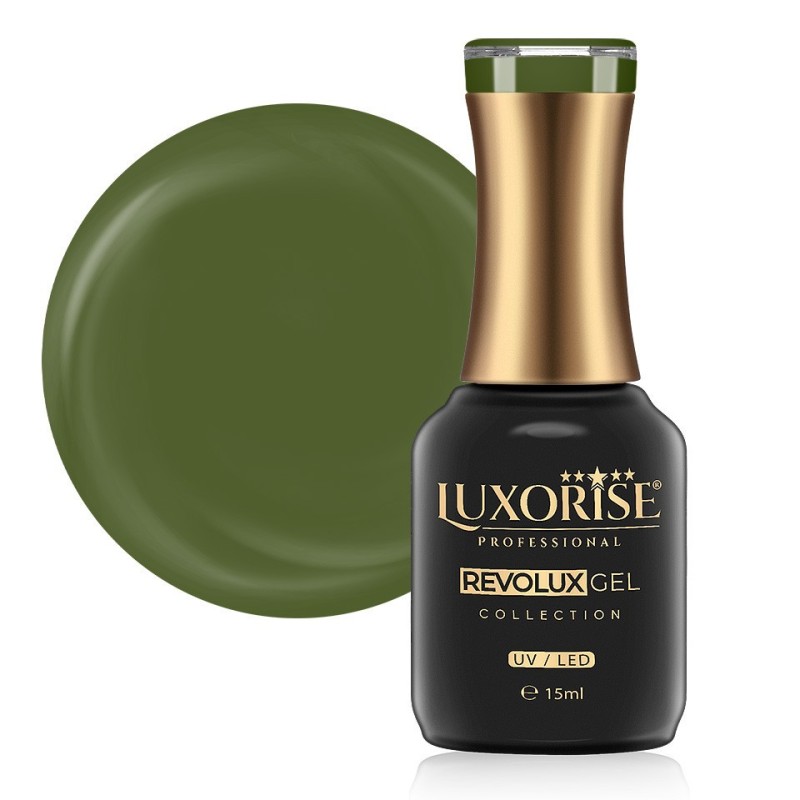 Set 2 x Oja Semipermanenta Revolux Luxorise, Olive Shade 15 ml