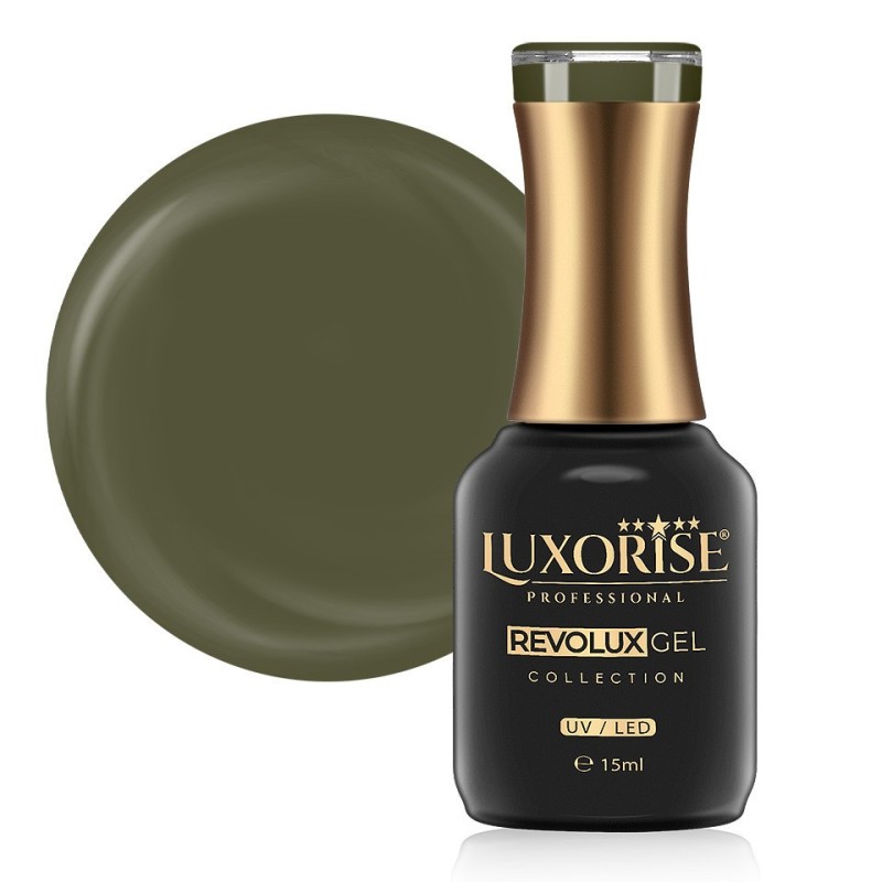 Set 2 x Oja Semipermanenta Revolux Luxorise, Olive Vibe 15 ml