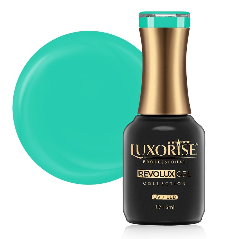 Set 2 x Oja Semipermanenta Revolux Luxorise, Paradise Mint 15 ml