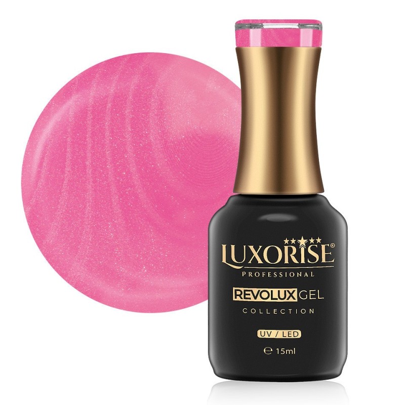 Set 2 x Oja Semipermanenta Revolux Luxorise, Rose Barbie 15 ml