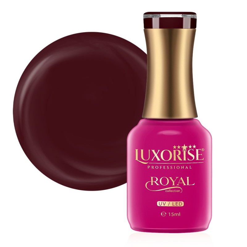 Set 2 x Oja Semipermanenta Royal Collection Luxorise, Royal Burgundy 15 ml