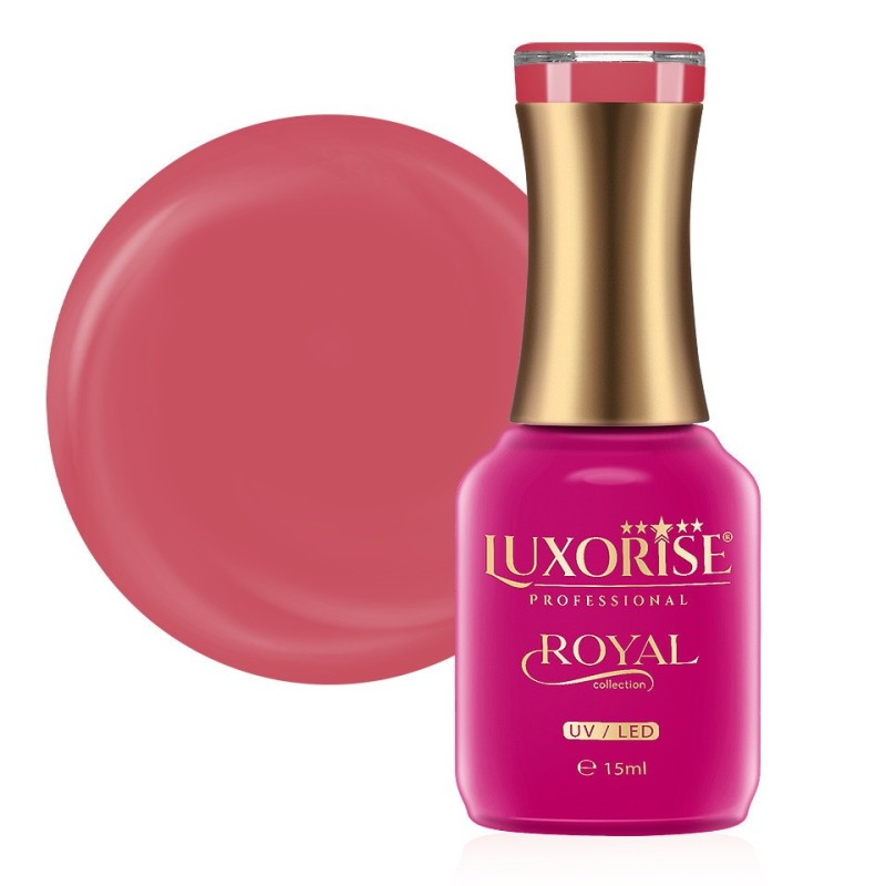 Set 2 x Oja Semipermanenta Royal Collection Luxorise, Royal Rose 15 ml