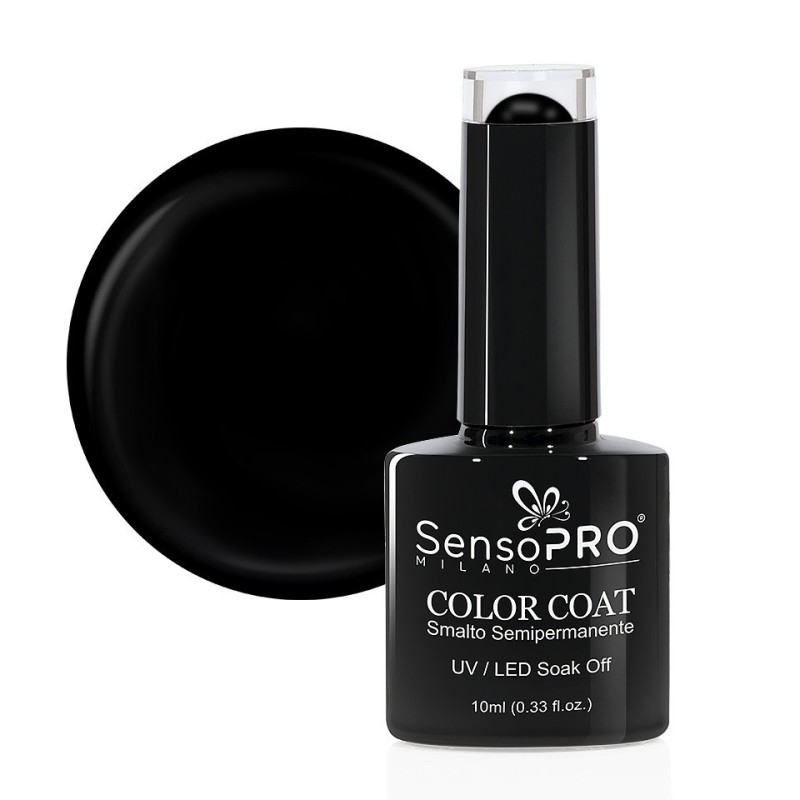Set 2 x Oja Semipermanenta SensoPRO Milano, 10 ml, 002 Black Onyx