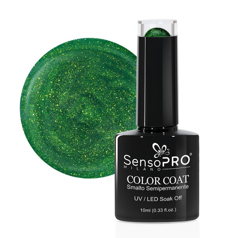 Set 2 x Oja Semipermanenta SensoPRO Milano, 10 ml, 070 Tropical Green
