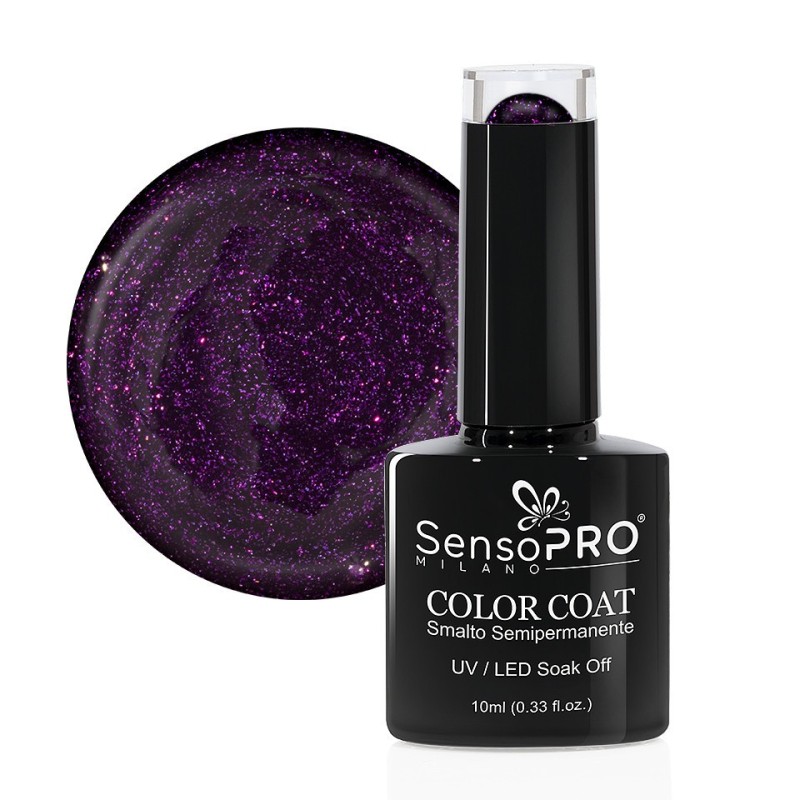 Set 2 x Oja Semipermanenta SensoPRO Milano, 10 ml, 076 Vivid Violet