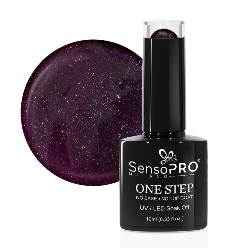 Set 2 x Oja Semipermanenta SensoPRO Milano, 10 ml Culoare Mov, 039 Shiny Magenta