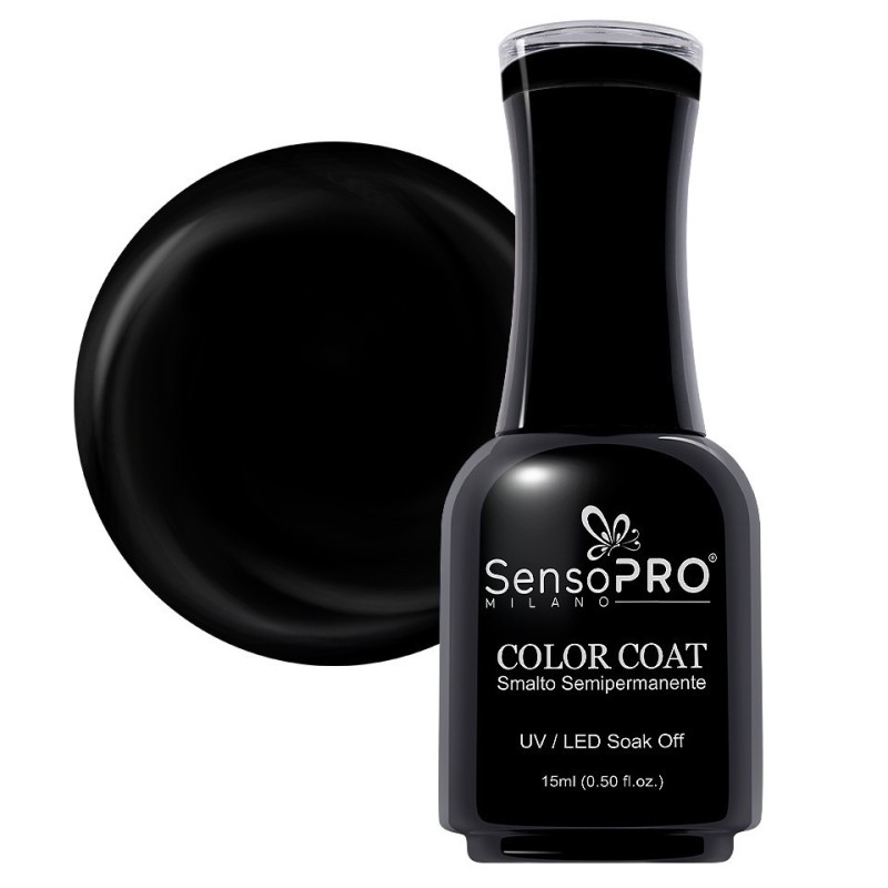Set 2 x Oja Semipermanenta SensoPRO Milano, 15 ml, Absolute Black 002