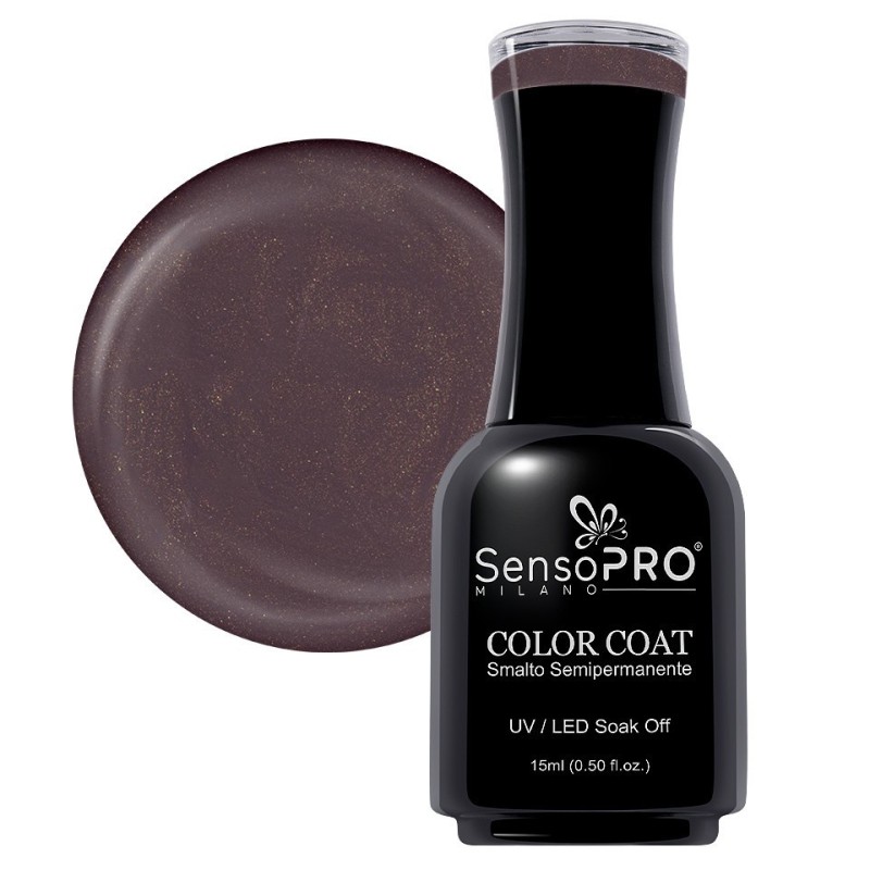 Set 2 x Oja Semipermanenta SensoPRO Milano 15 ml, Dark Plum 155