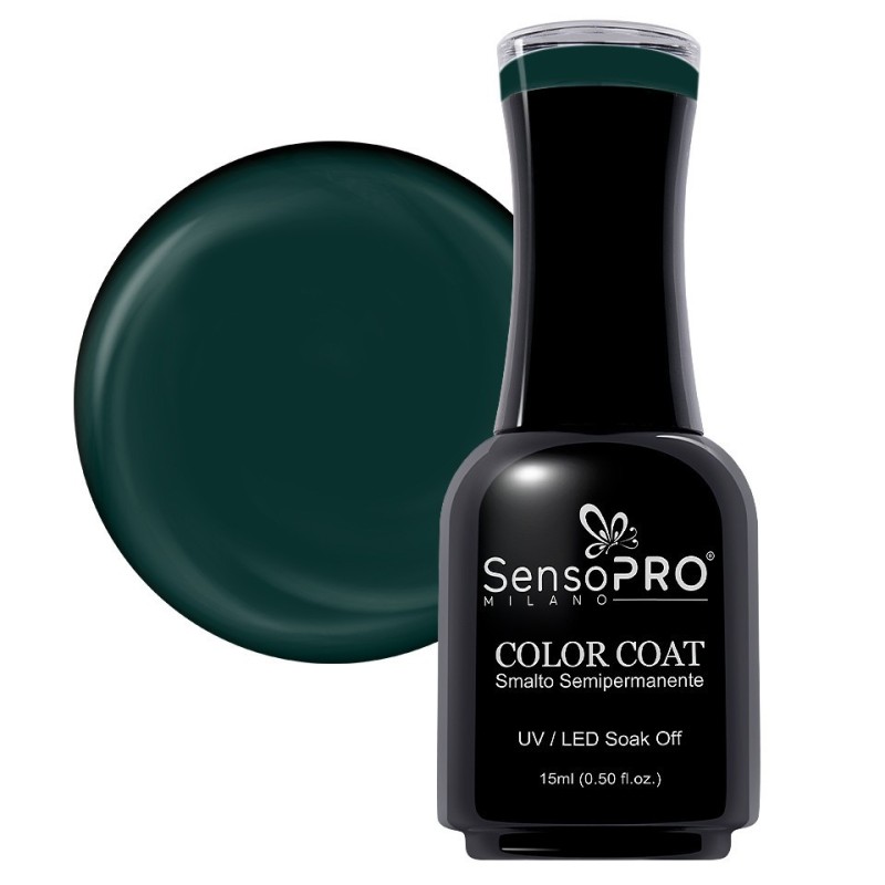 Set 2 x Oja Semipermanenta SensoPRO Milano, 15 ml, Emerald Green 092