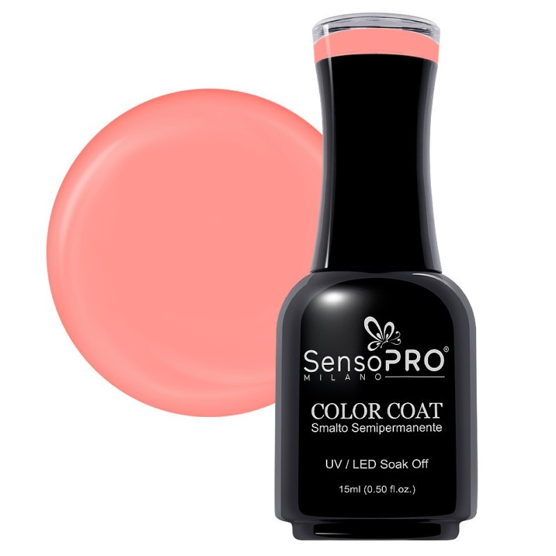 Set 2 x Oja Semipermanenta SensoPRO Milano, 15 ml, Insane Salmon 028
