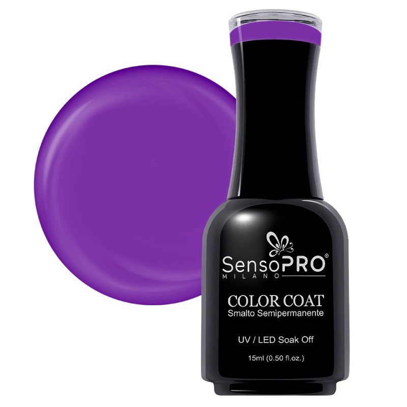 Set 2 x Oja Semipermanenta SensoPRO Milano 15 ml, Russian Violet 068