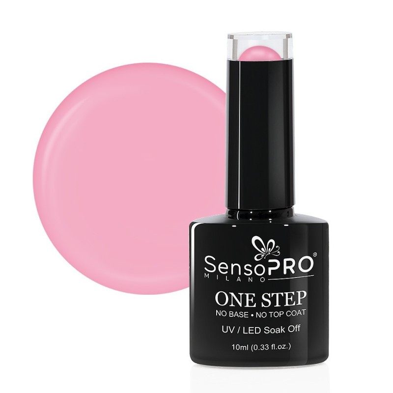Set 2 x Oja Semipermanenta SensoPRO Milano, One Step 10 ml, Pink Rose 053