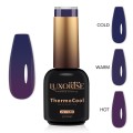 Set 2 x Oja Semipermanenta Termica 3 Culori Luxorise Thermocool, Plum Affair 10 ml
