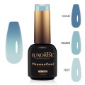 Set 2 x Oja Semipermanenta Termica 3 Culori Luxorise Thermocool, Silky Sky 10 ml