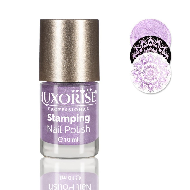 Set 2 x Oja Stampila Unghii Luxorise, Laser, Violet Glow 05