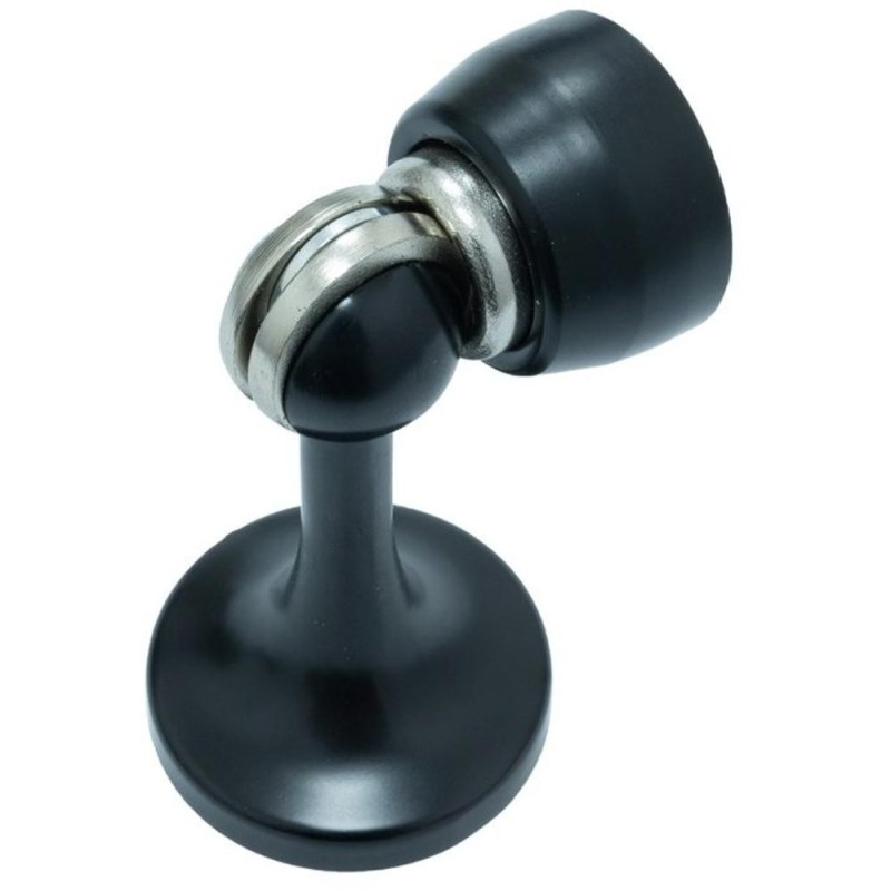 Set 2 x Opritor Magnetic pentru Usi, Model Cupido, Finisaj Negru Mat