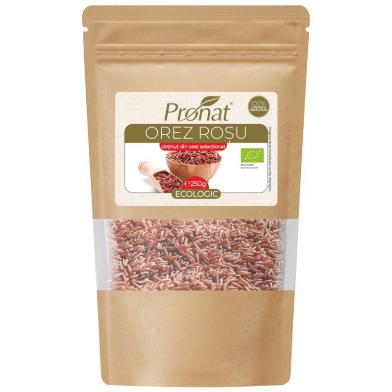 Set 2 x Orez Rosu BIO, 250 g, Pronat