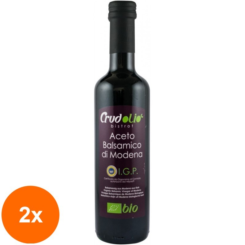 Set 2 x Otet Balsamic BIO Modena, 500 ml, Crudolio