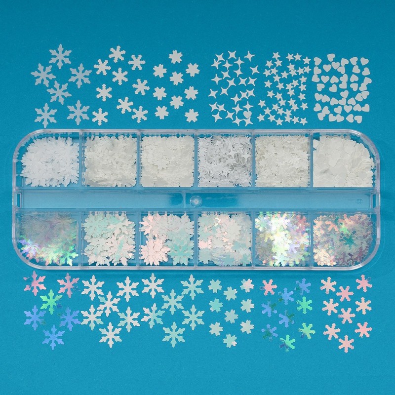 Set 2 x Paiete Unghii Luxorise, Winter Grace