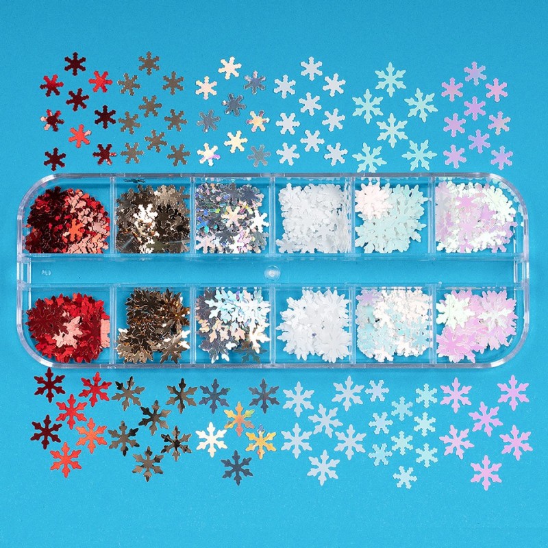 Set 2 x Paiete Unghii Luxorise, Winter Lights