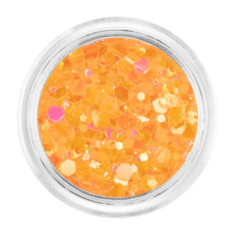 Set 2 x Paiete Unghii Neon Fluorescent Luxorise, Orange