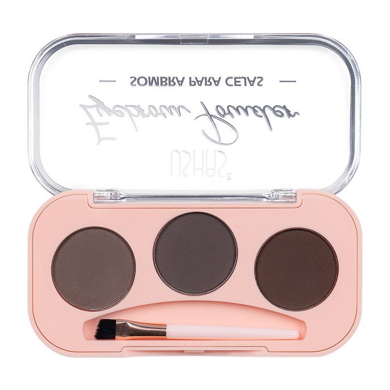 Set 2 x Paleta Farduri de Sprancene Eyebrow Crush, Ushas, 03