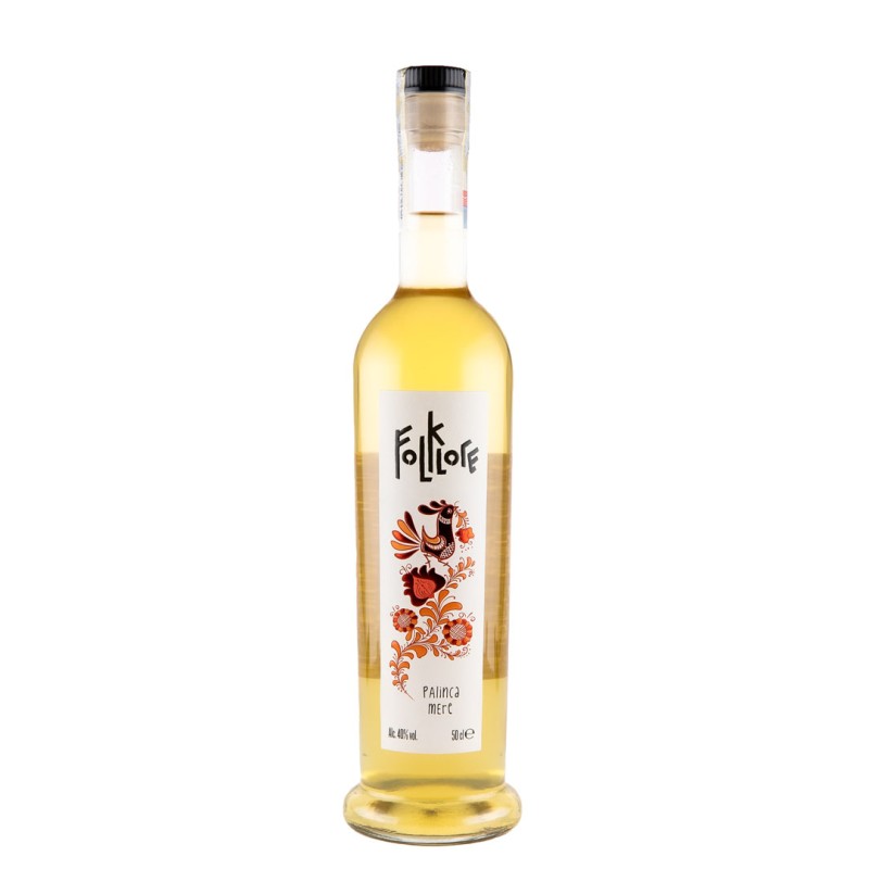 Set 2 x Palinca de Mere Folklore, 40%, 0.5 l