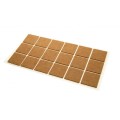 Set 2 x Panza Autoadeziva pentru Mobilier 30 x 30 mm-3030(18 Buc/Tipla)