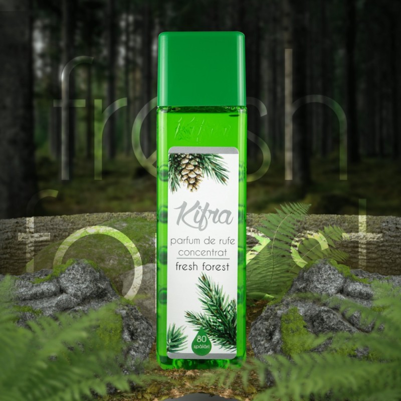 Set 2 x Parfum de Rufe Kifra Fresh Forest, 80 Spalari, 200 ml