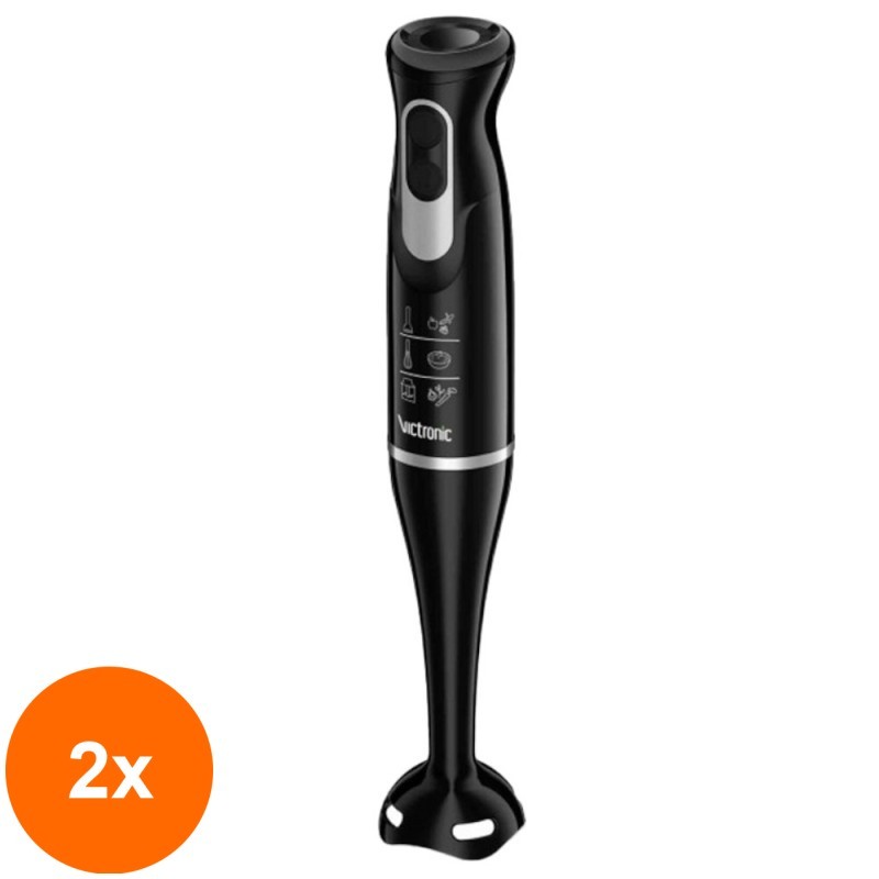 Set 2 x Pasator Multifunctional, 4 in 1, 600 W, Victronic Vc3609