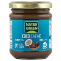 Set 2 x Pasta Bio de Cocos cu Cacao, 200 g Natur Green