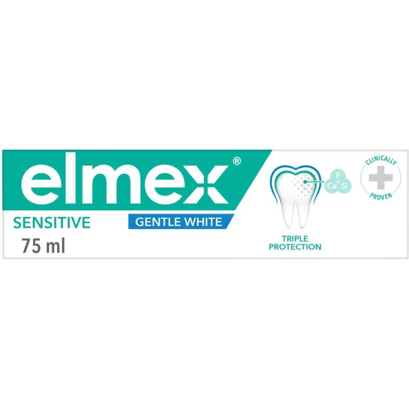 Set 2 x Pasta de Dinti Elmex Sensitive Whitening, pentru Dinti Sensibili, 75 ml