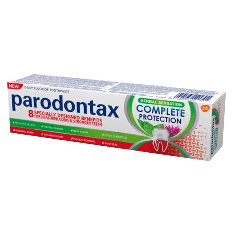Set 2 x Pasta de Dinti Paradontax Complete Protection Herbal Sensation, 75 ml
