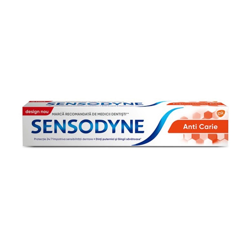 Set 2 x Pasta de Dinti Sensodyne Anticarie, 75 ml
