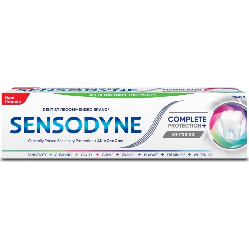 Set 2 x Pasta de Dinti Sensodyne Complete Protection Plus Whitening, 75 ml