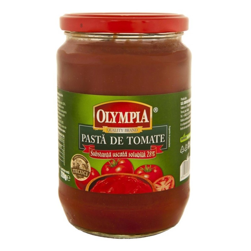 Set 2 x Pasta de Tomate Olympia, 720 g