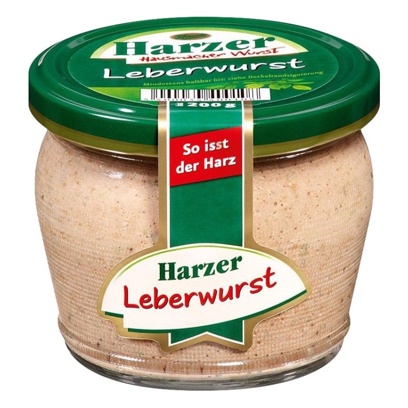 Set 2 x Pasta din Carne de Porc, cu Ficat, 200 g, Harzer